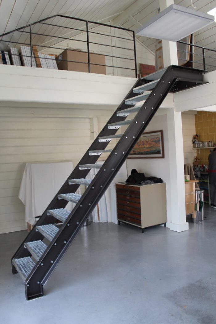Escalier en métal type industriel Asermetal 